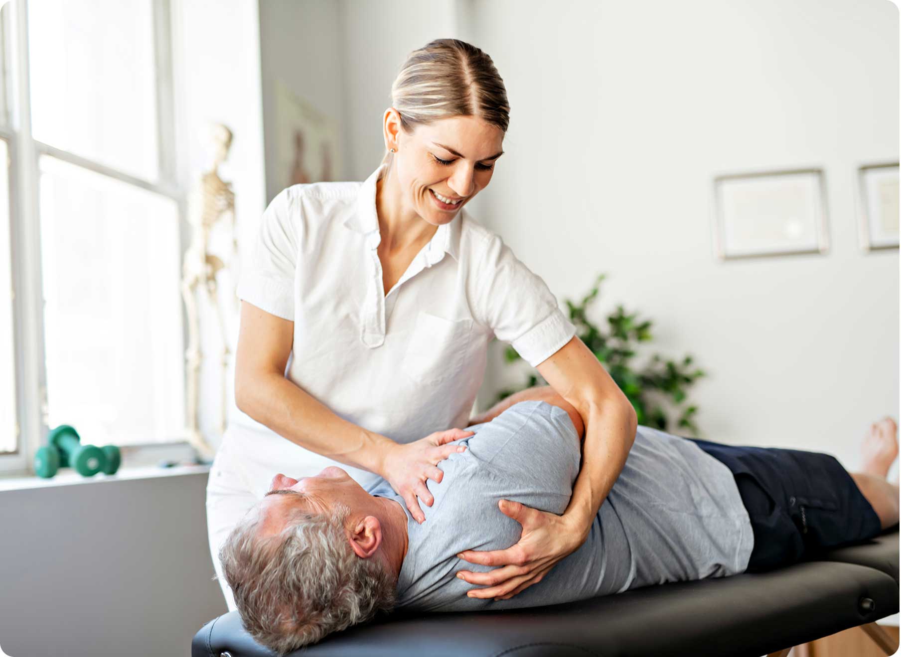 Healthcare recruitment professionals providing patient care